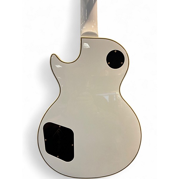 Used Epiphone Inspired by Gibson Custom Les Paul Custom Alpine White Solid Body Electric Guitar