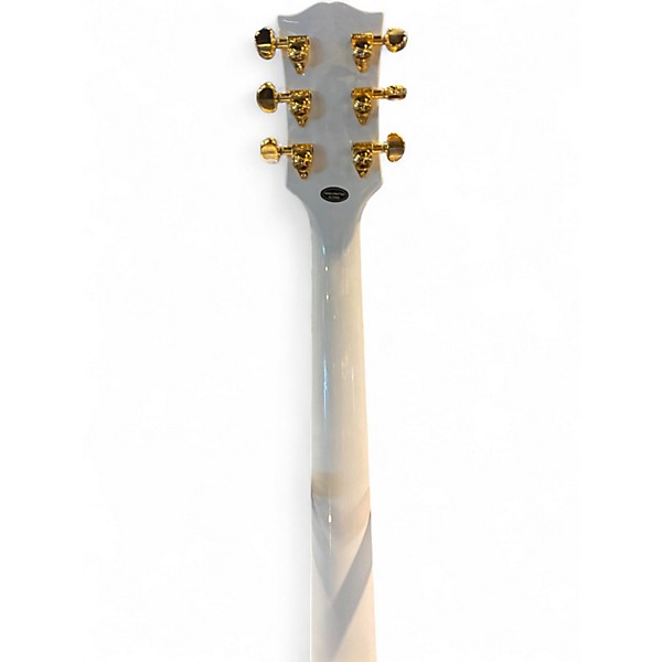 Used Epiphone Inspired by Gibson Custom Les Paul Custom Alpine White Solid Body Electric Guitar