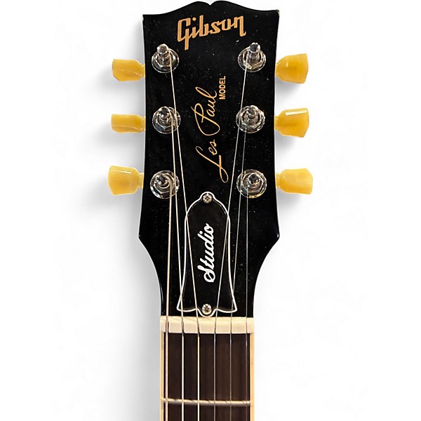 Used 2025 Gibson Les Paul Studio Black Solid Body Electric Guitar