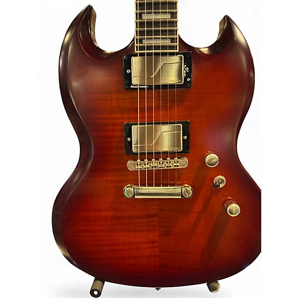 Used Epiphone SG Prophecy Aged Bengal Tiger Burst Solid Body Electric Guitar