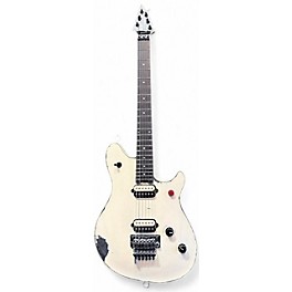Used 2017 EVH USA WOLFGANG CUSTOM RELIC WHITE Solid Body Electric Guitar