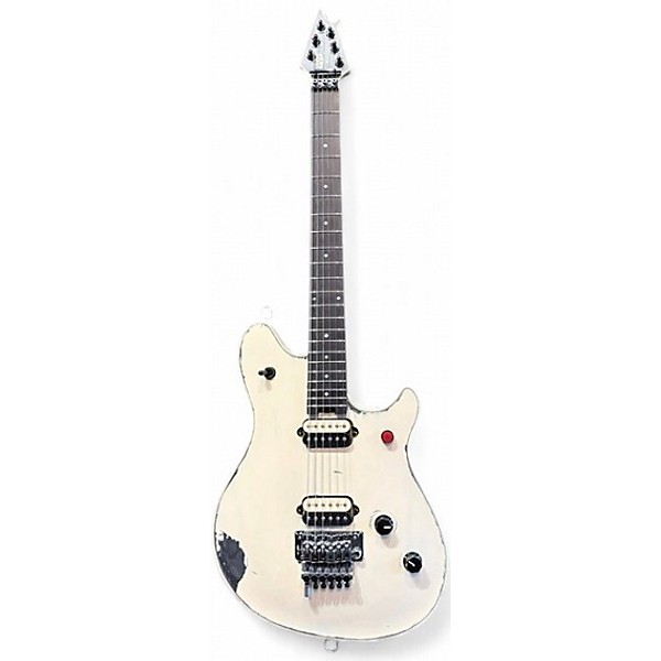 Used 2017 EVH USA WOLFGANG CUSTOM RELIC WHITE Solid Body Electric Guitar