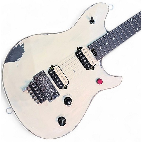 Used 2017 EVH USA WOLFGANG CUSTOM RELIC WHITE Solid Body Electric Guitar