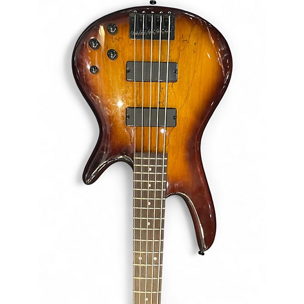 Used Ibanez GSR205 5 String 3 Color Sunburst Electric Bass Guitar