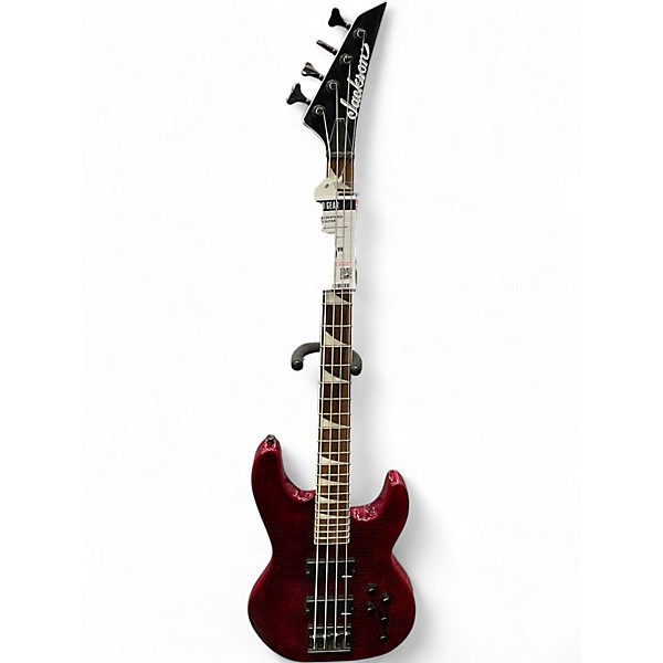 Used Jackson CBXNT4 RED Electric Bass Guitar