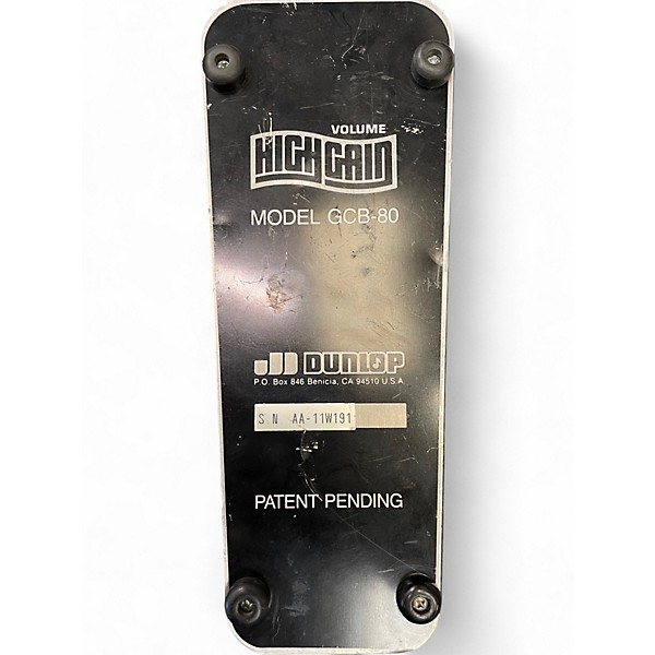 Used Dunlop GCB80 High Gain Volume Pedal