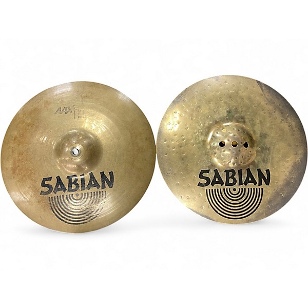 Used SABIAN 13in AAX Fusion Hi Hat Pair Cymbal