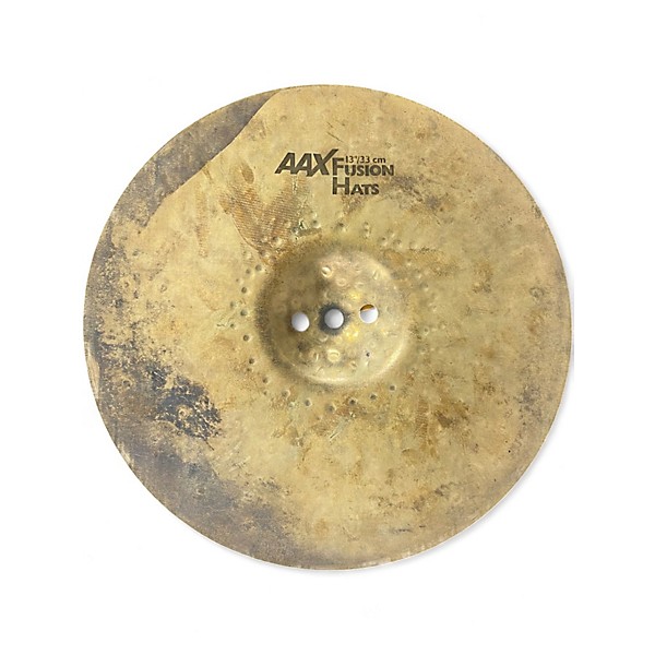 Used SABIAN 13in AAX Fusion Hi Hat Pair Cymbal