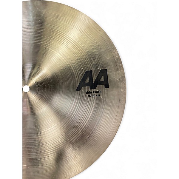 Used SABIAN 16in AA Thin Crash Cymbal