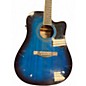 Used Ibanez V70CE Blue Acoustic Electric Guitar