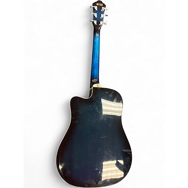 Used Ibanez V70CE Blue Acoustic Electric Guitar