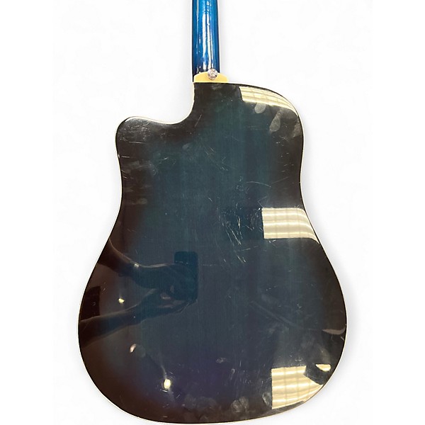 Used Ibanez V70CE Blue Acoustic Electric Guitar