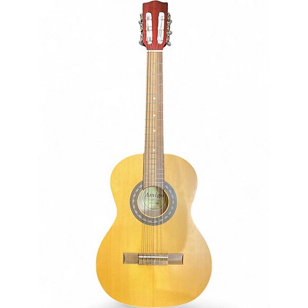 Used Amigo AM30 Natural Classical Acoustic Guitar