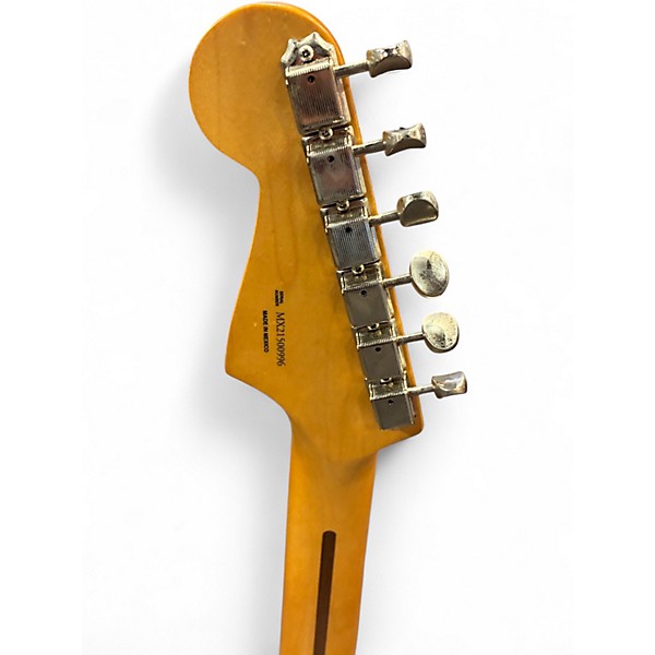 Used Fender H.E.R. Stratocaster Chrome Glow Solid Body Electric Guitar