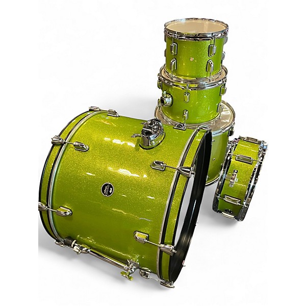 Used PDP by DW 5 Piece CENTERSTAGE ELECTRIC GREEN Drum Kit