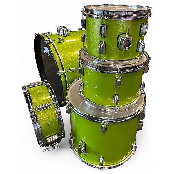Used PDP by DW 5 Piece CENTERSTAGE ELECTRIC GREEN Drum Kit