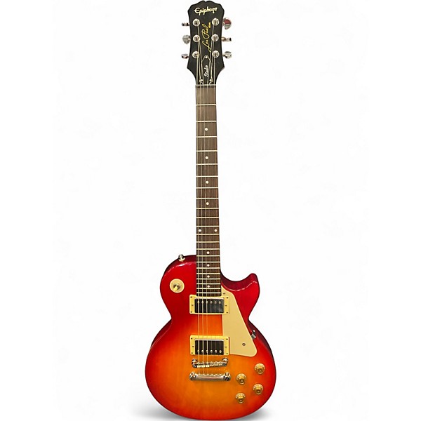 Used Epiphone Les Paul Studio Cherry Sunburst Solid Body Electric Guitar