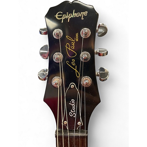 Used Epiphone Les Paul Studio Cherry Sunburst Solid Body Electric Guitar