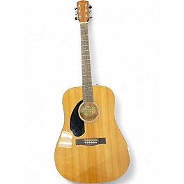 Used Fender CD60 Dreadnought Left Handed Natural Acoustic Guitar