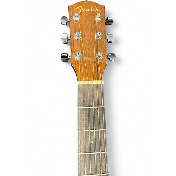 Used Fender CD60 Dreadnought Left Handed Natural Acoustic Guitar