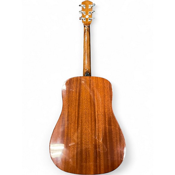 Used Fender CD60 Dreadnought Left Handed Natural Acoustic Guitar