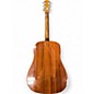 Used Fender CD60 Dreadnought Left Handed Natural Acoustic Guitar