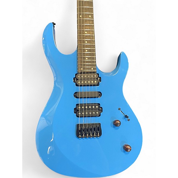 Used Kiesel Aries 6 Blue Solid Body Electric Guitar
