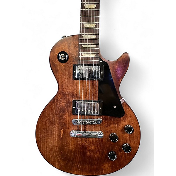Used 2016 Gibson Les Paul Studio Faded Faded Brown Solid Body Electric Guitar