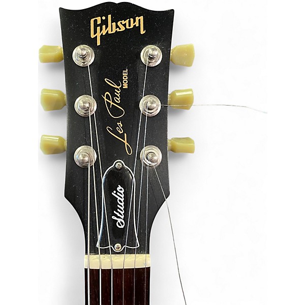 Used 2016 Gibson Les Paul Studio Faded Faded Brown Solid Body Electric Guitar