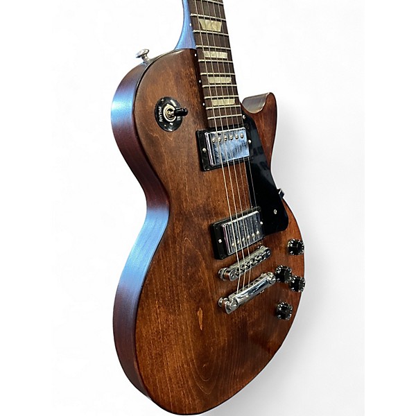 Used 2016 Gibson Les Paul Studio Faded Faded Brown Solid Body Electric Guitar