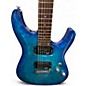 Used Schecter Guitar Research C6 Plus Ocean Blue Burst Solid Body Electric Guitar thumbnail
