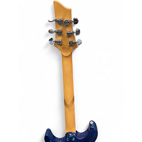 Used Schecter Guitar Research C6 Plus Ocean Blue Burst Solid Body Electric Guitar