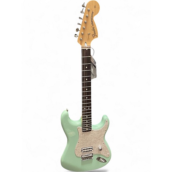 Used Fender Tom Delonge Signature Stratocaster Surf Green Solid Body Electric Guitar