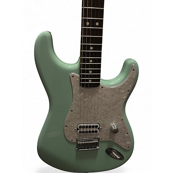 Used Fender Tom Delonge Signature Stratocaster Surf Green Solid Body Electric Guitar