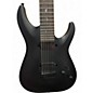 Used Schecter Guitar Research Damien 7 String Black Solid Body Electric Guitar