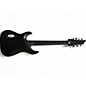 Used Schecter Guitar Research Damien 7 String Black Solid Body Electric Guitar