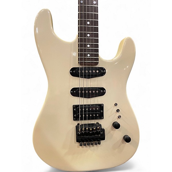 Used B.C. Rich NJ ST111 White Solid Body Electric Guitar