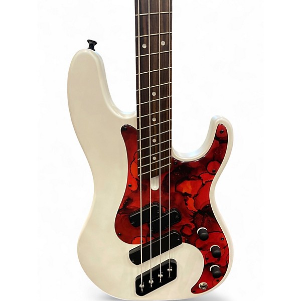 Used Dingwall SP1 Ducati White Electric Bass Guitar