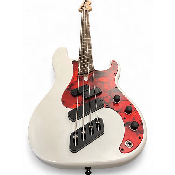 Used Dingwall SP1 Ducati White Electric Bass Guitar