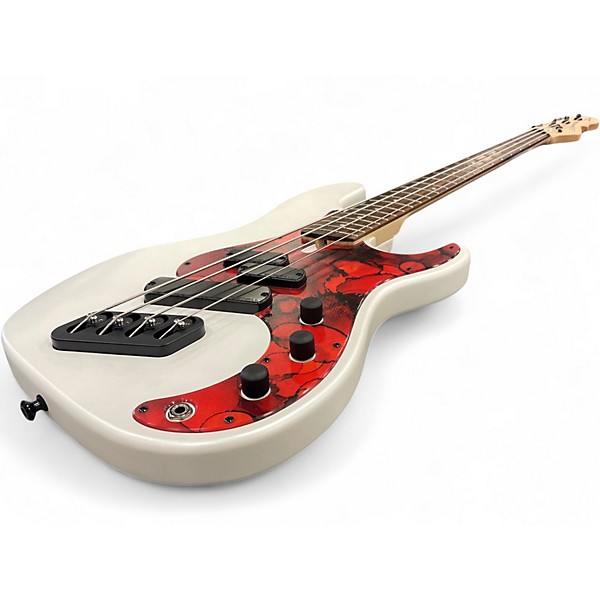 Used Dingwall SP1 Ducati White Electric Bass Guitar