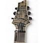 Used Schecter Guitar Research EXOTIC STAR Black and Gold Solid Body Electric Guitar