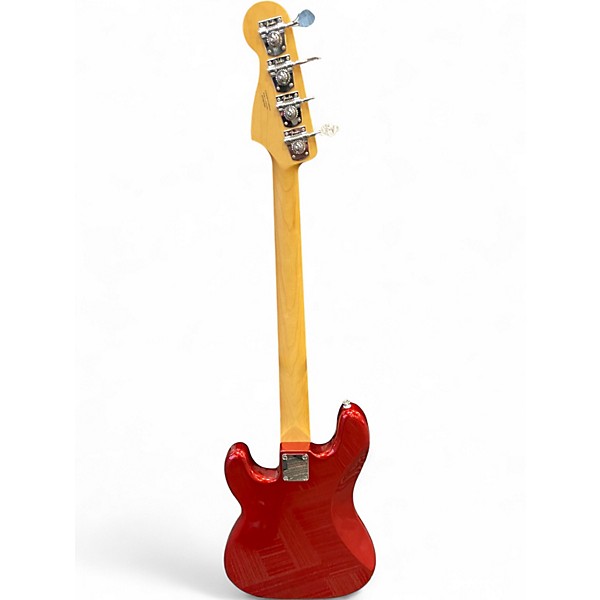 Used Fender Standard Precision Bass Candy Apple Red Electric Bass Guitar