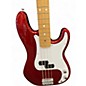 Used Fender Standard Precision Bass Candy Apple Red Electric Bass Guitar