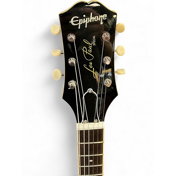 Used Epiphone Les Paul Special Doublecut P90 TV YELLOW Solid Body Electric Guitar