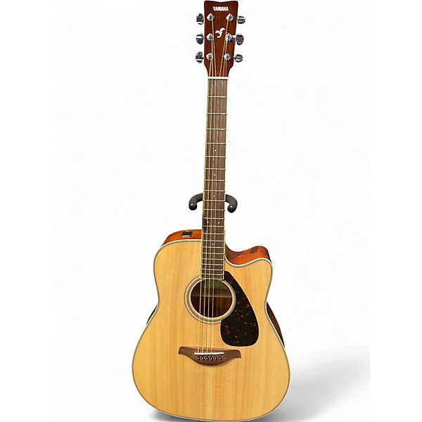 Used Yamaha FGX820C Natural Acoustic Electric Guitar