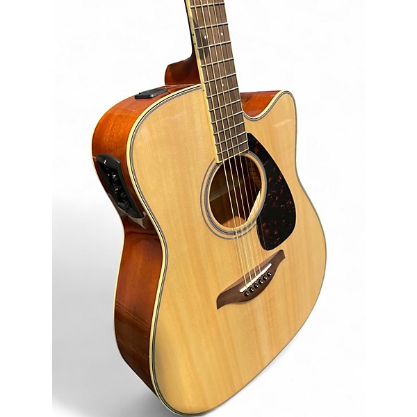 Used Yamaha FGX820C Natural Acoustic Electric Guitar