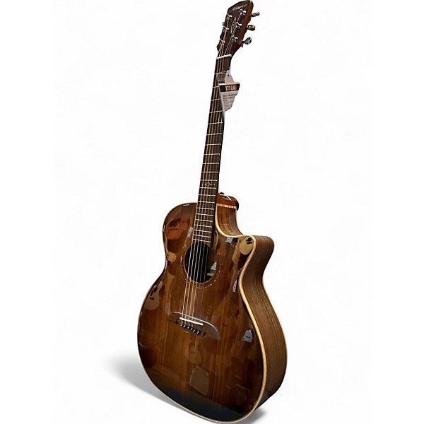 Used Alvarez AGW77CESHB Walnut Acoustic Electric Guitar