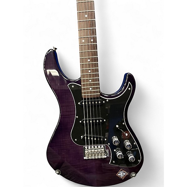 Used Line 6 VARIAX STANDARD LIMITED TRANSPARENT PURPLE Solid Body Electric Guitar