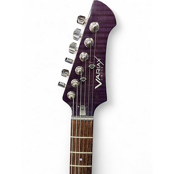 Used Line 6 VARIAX STANDARD LIMITED TRANSPARENT PURPLE Solid Body Electric Guitar