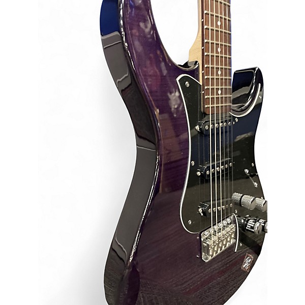 Used Line 6 VARIAX STANDARD LIMITED TRANSPARENT PURPLE Solid Body Electric Guitar